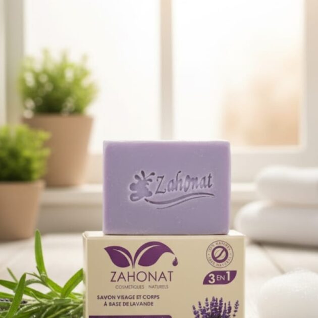 SAVON VISAGE ET CROPS A BASE DE LAVANDE